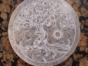 Selenit med livetstræ